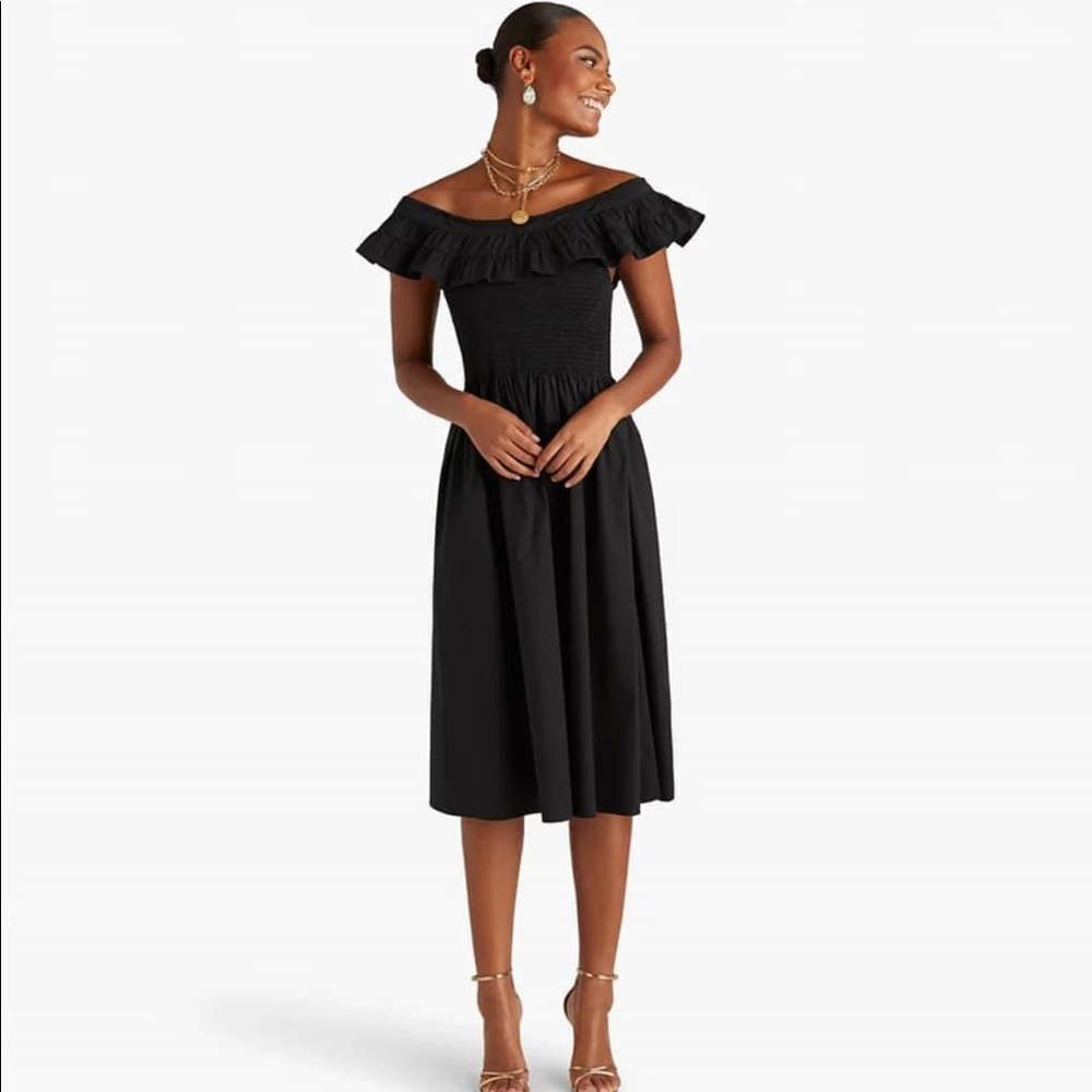 Hill House Home Akilah Nap Dress - Black Poplin